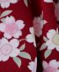 卒業式袴レンタルNo.613[Lサイズ]赤地にピンク桜・王道古典柄